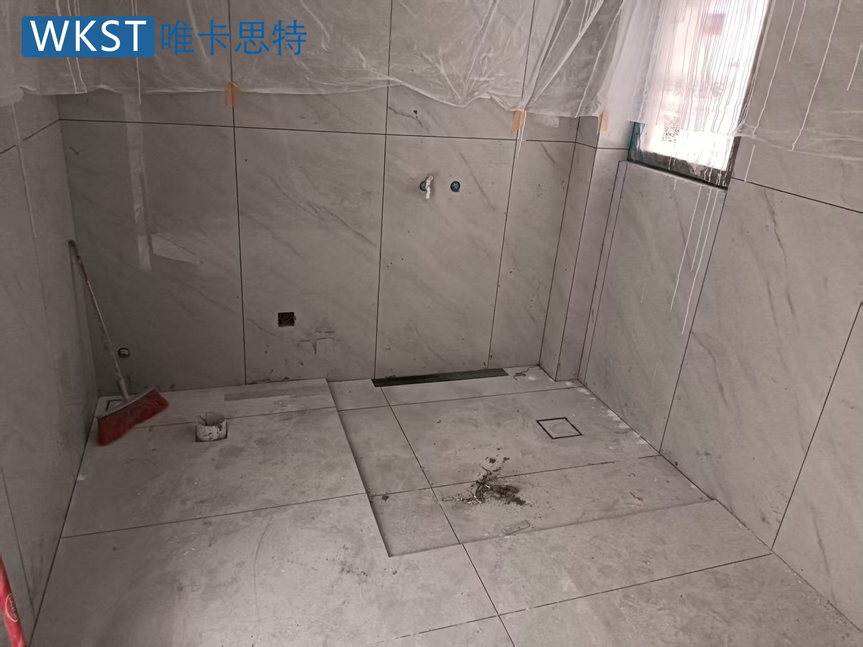 石洲自建房多结构淋浴房案例 二楼 · 公卫 二楼公卫现场需求-T型
