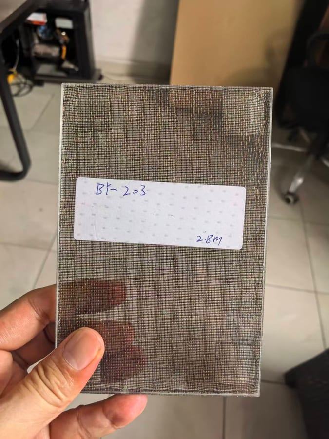 WKST 4+4超白夹丝 BY203